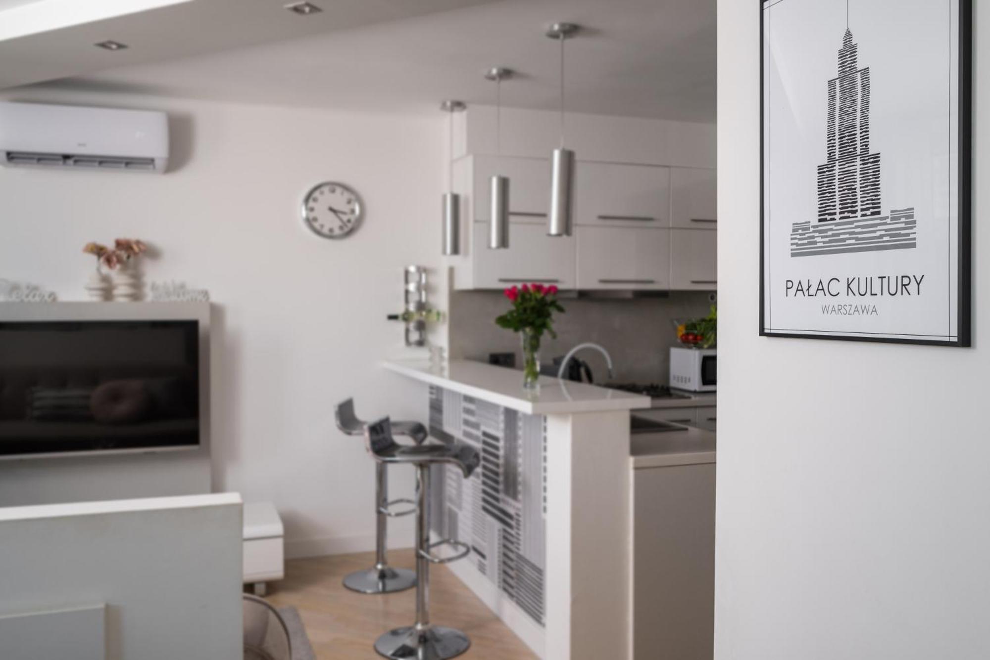 Air-Conditioned Premium Loft Warsaw Skyline Only 900 M To Central Station Dış mekan fotoğraf
